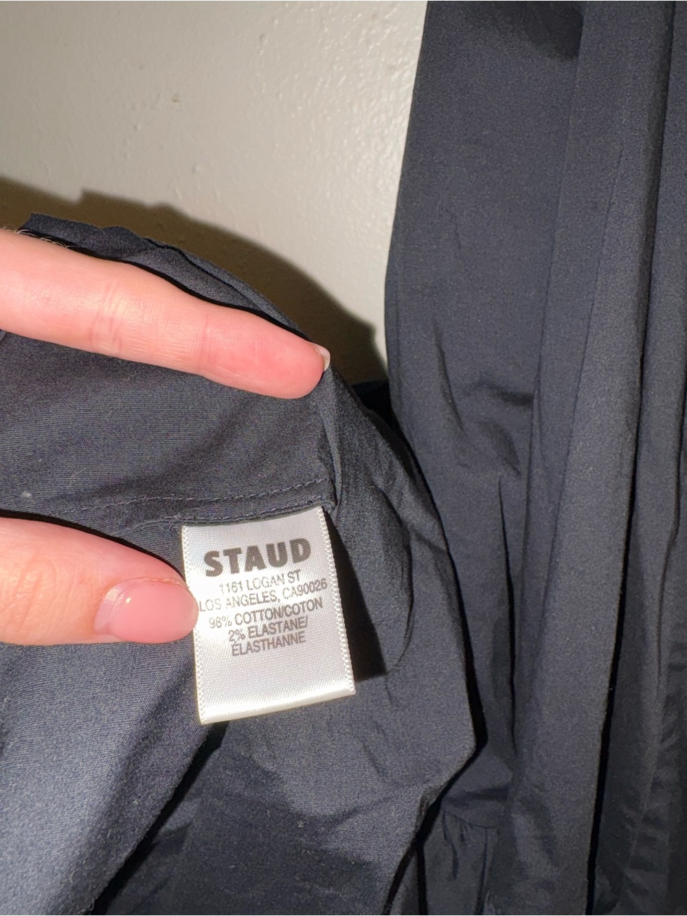 Staud Marlowe High Neck Halter Tie Flounce Mini Dress - Picture 8 of 10